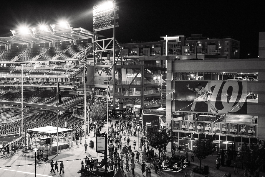 Nationals Park at Night | Closing Time at the Baseball Stadium