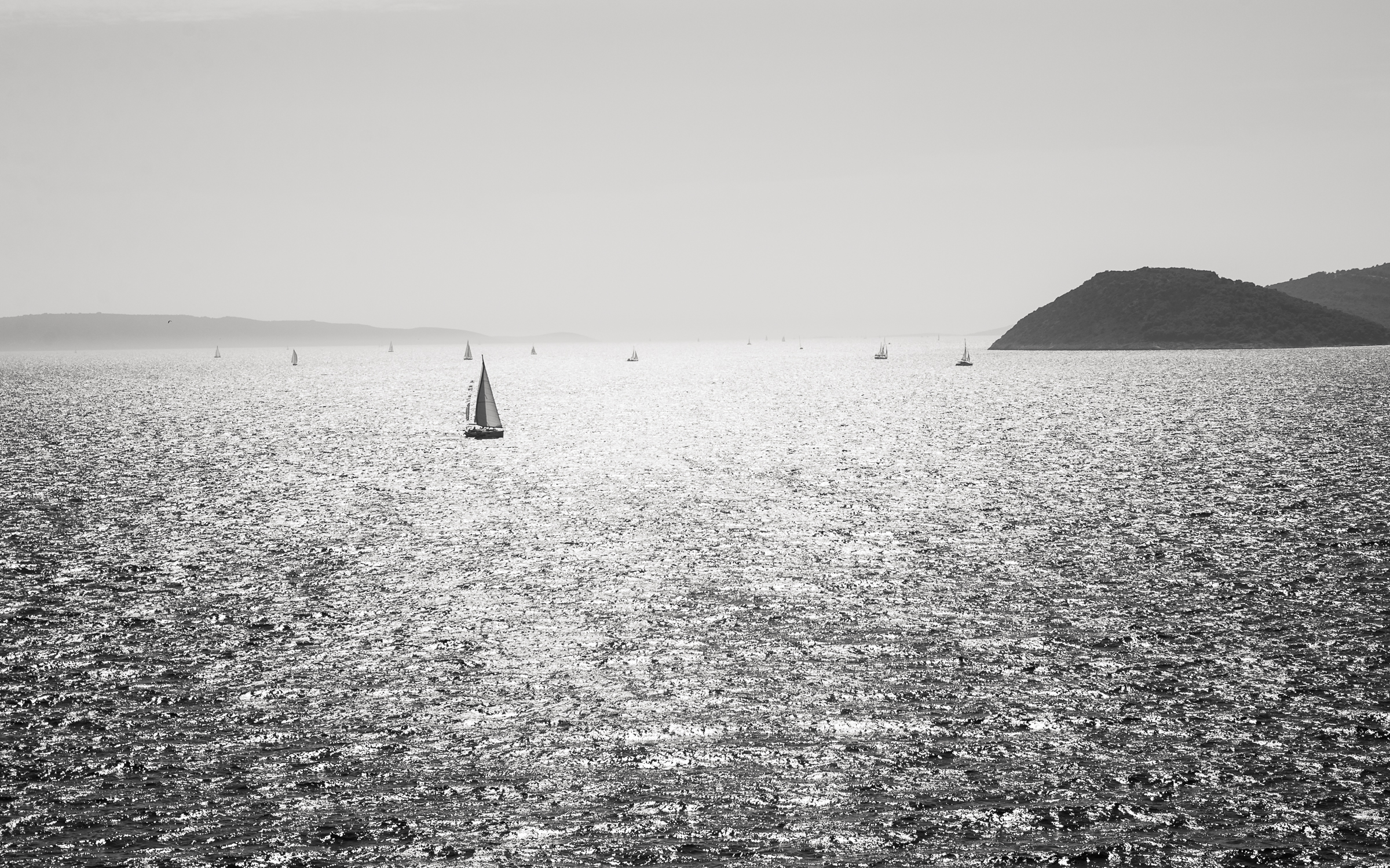 FarFar-11 sailboat on the Adriatic sea