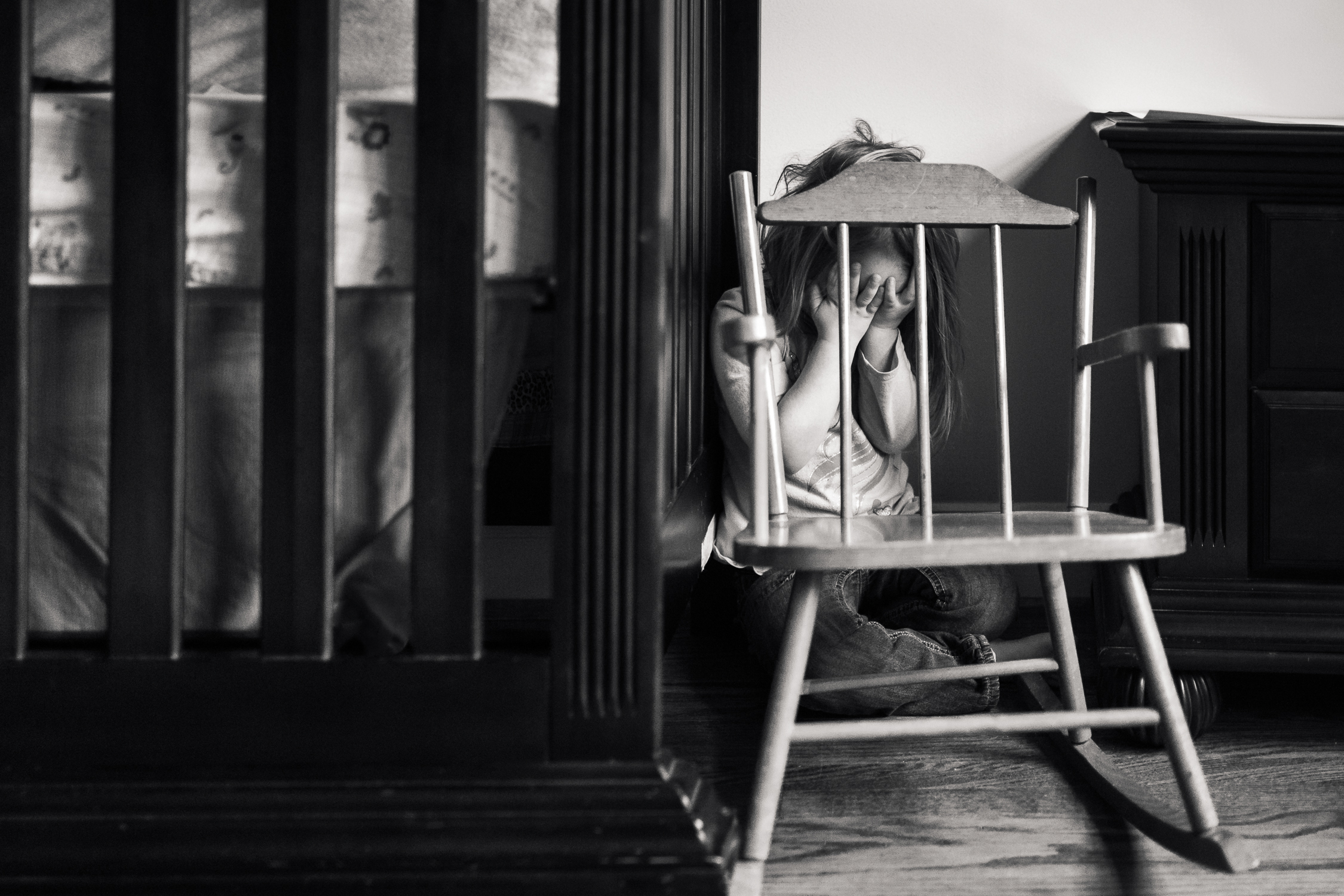 Home-4 girl playing hide and seek in plain sight